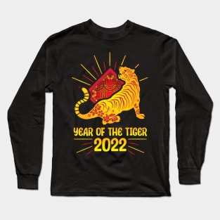 Good Luck Zodiac Happy Chinese New Year of the Tiger 2022 Long Sleeve T-Shirt